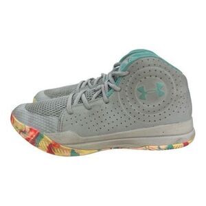 Under Armor Gs Jet 2019 (3022121-102 Grey Multicolored Bottom Sneakers 6.5Youth